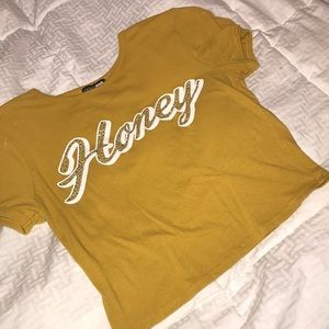 Fashion Nova Honey Shirt 💛